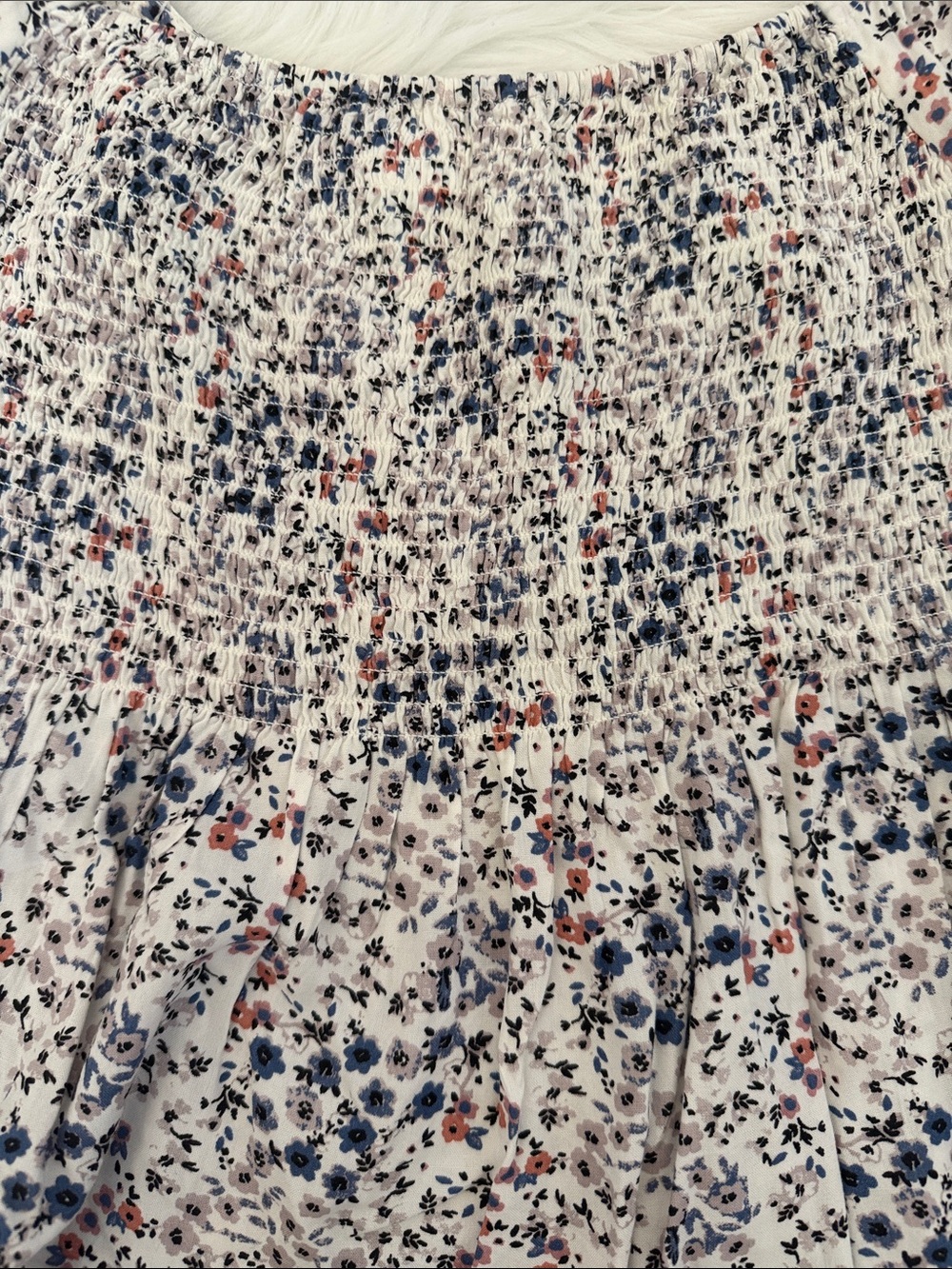 Japna Floral Peplum Blouse Women’s Size Small 100% Viscose Boho Top - Picture 6 of 6